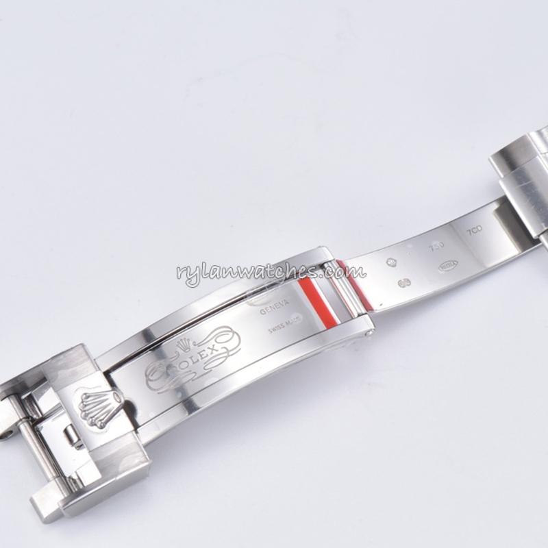 Rolex Daytona Black Dial Steel Rubber Clone 4130 40mm