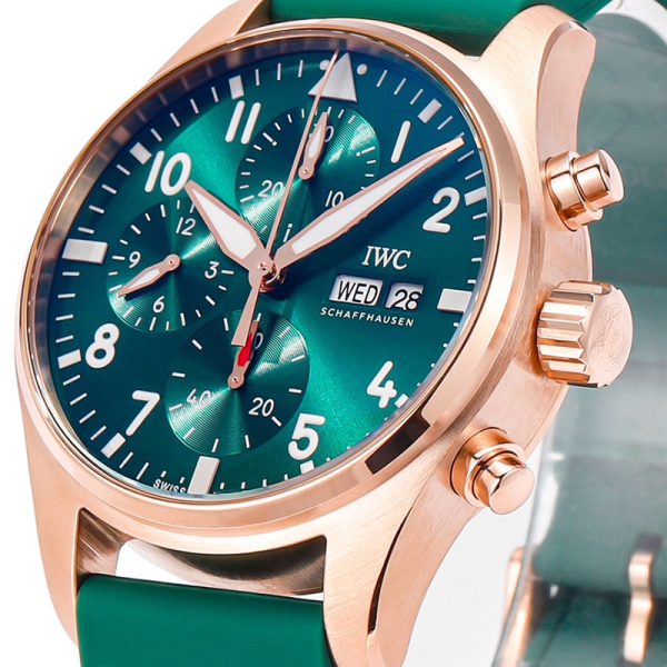 IWC Pilot's Watch Chronograph 41MM Green Dial Replica