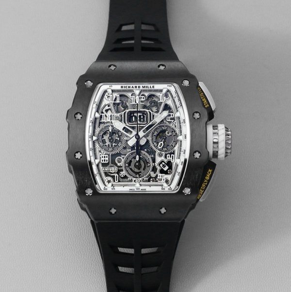 Richard Mille RM 011 White Green Strap Clone