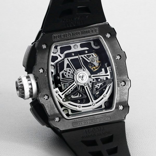 Richard Mille RM 011 White Green Strap Clone