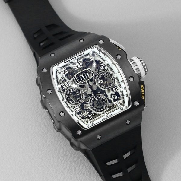 Richard Mille RM 011 White Green Strap Clone