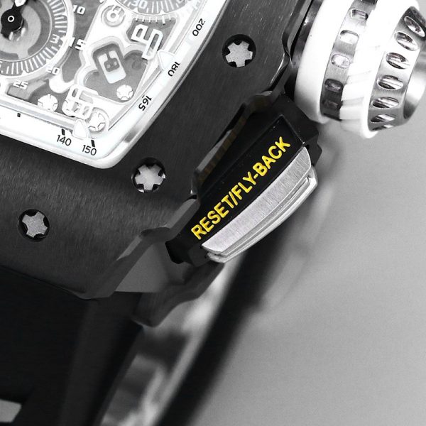 Richard Mille RM 011 White Green Strap Clone
