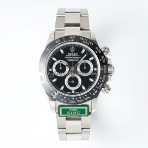 Rolex Daytona Ceramic Bezel Black Dial Clone 7750 Chronograph
