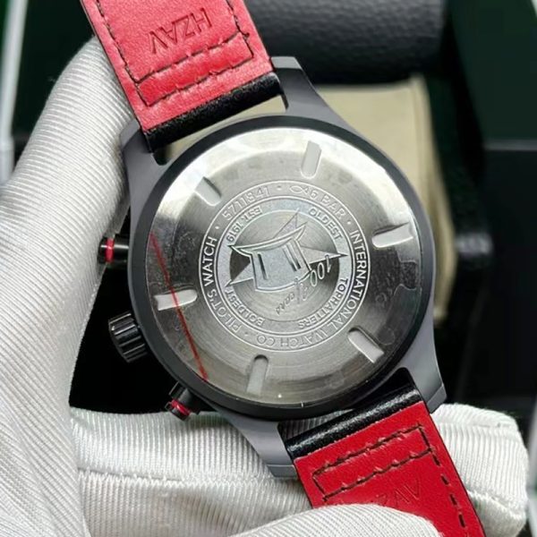 IWC Top Gun Ceramic Chronograph Clone Black Dial