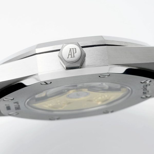 Audemars Piguet 15400 White with black rubber strap 41mm - Image 5