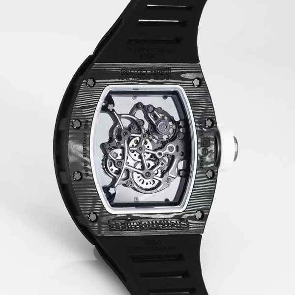 Richard Mille RM-55 Green Circle White Ceramic Shell Green Tape