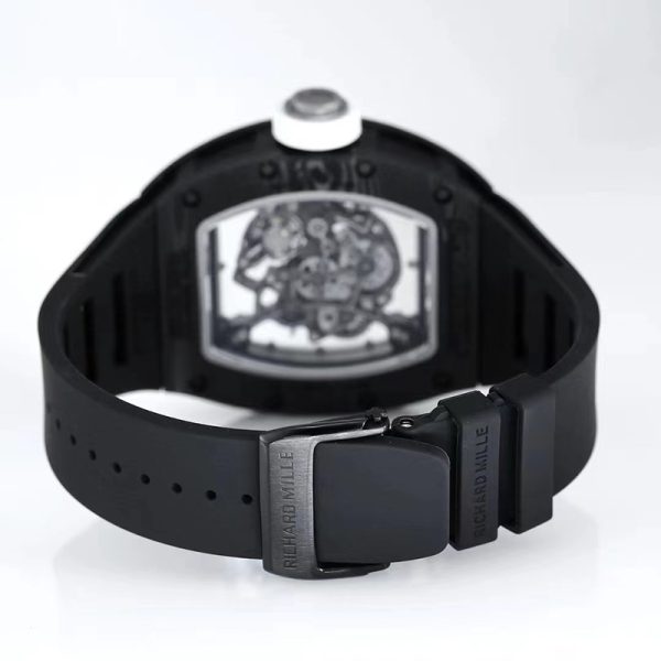 Richard Mille RM-55 Green Circle White Ceramic Shell Green Tape