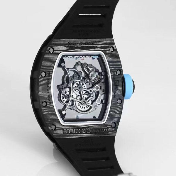 Richard Mille RM-55 Green Circle White Ceramic Case White Tape