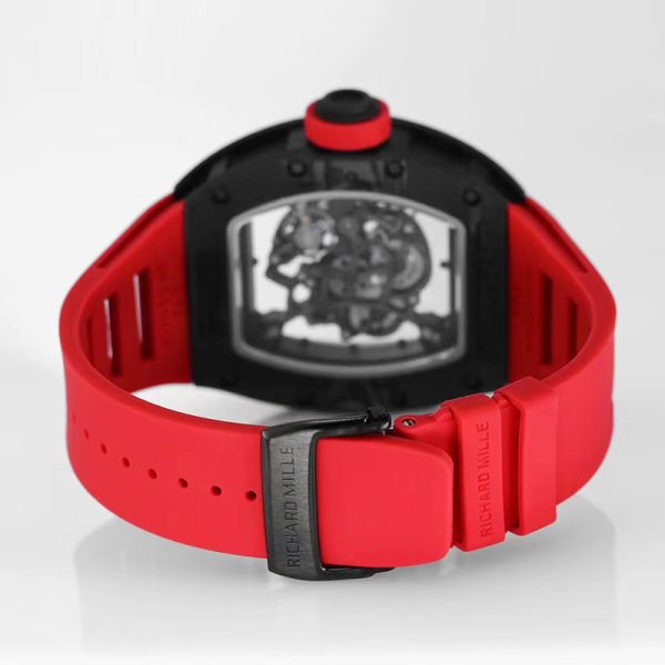 Richard Mille RM-55 Blue Circle White Ceramic Case White Tape