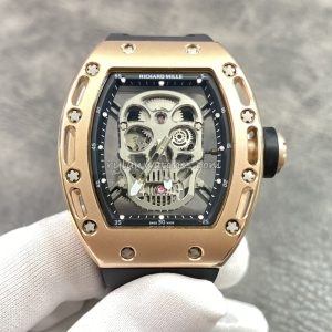 Richard Mille RM 011 Clone Chronograph Titanium Rose Gold Case Swiss Movement Luxury Watch