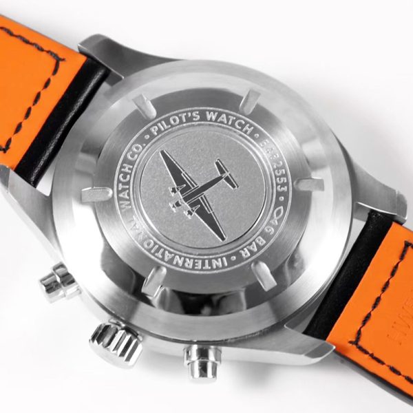 IWC Pilot Chronograph Black Dial Replica 43MM