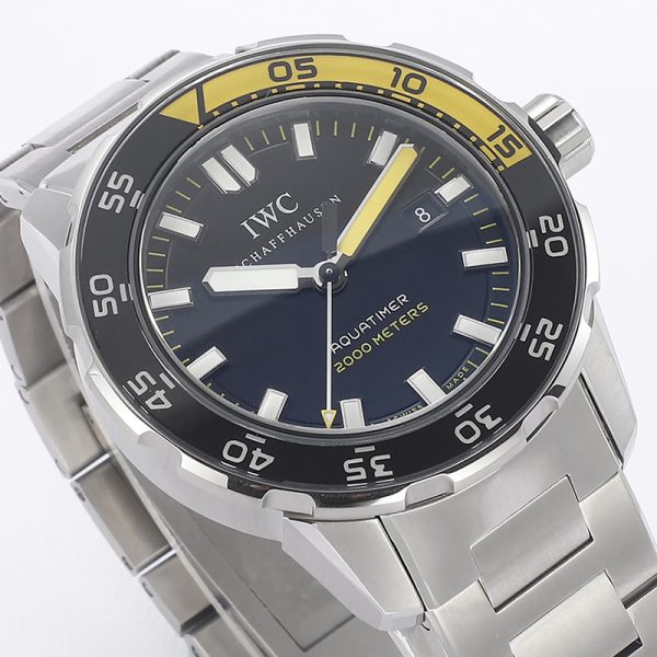 IWC Aquatimer 2000M Clone Dive Watch Black Yellow