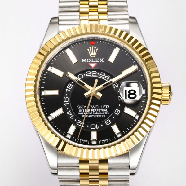 Rolex M326934 Sky-walker Silver Plate Gold 42MM