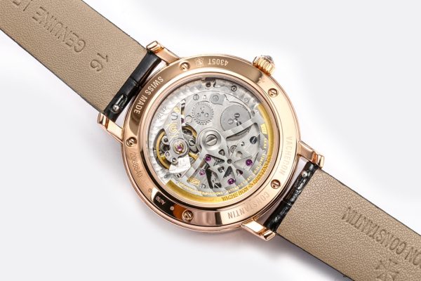 Vacheron Constantin Traditionnelle Moonphase Blue Mother of Pearl Diamond Clone 36.5mm