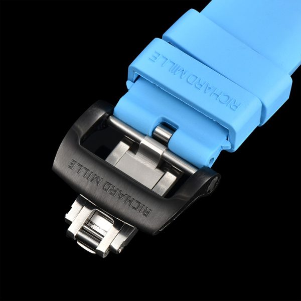 Richard Mille RM-53 Blue Ring Carbon Fiber Shell Blue Tape