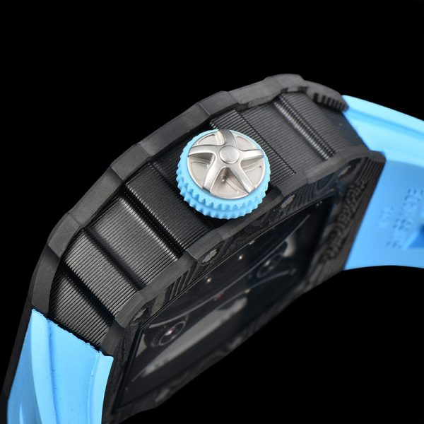 Richard Mille RM-53 Blue Ring Carbon Fiber Shell Blue Tape