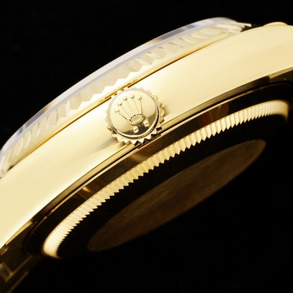 Rolex Day-Date Clone Pink Pearl Ring Diamond 36mm