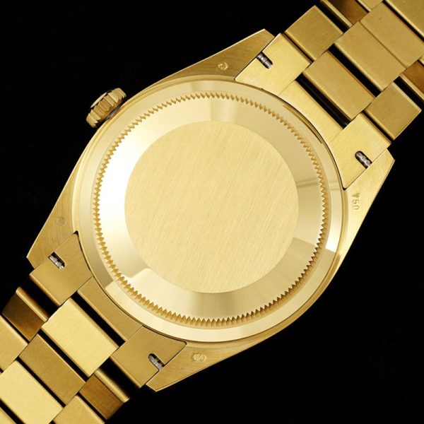 Rolex Day-Date Clone Pink Pearl Ring Diamond 36mm