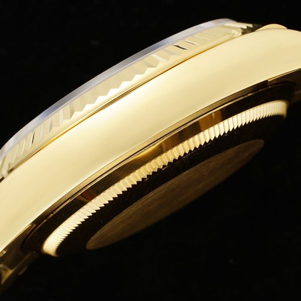 Rolex Day-Date Clone Pink Pearl Ring Diamond 36mm