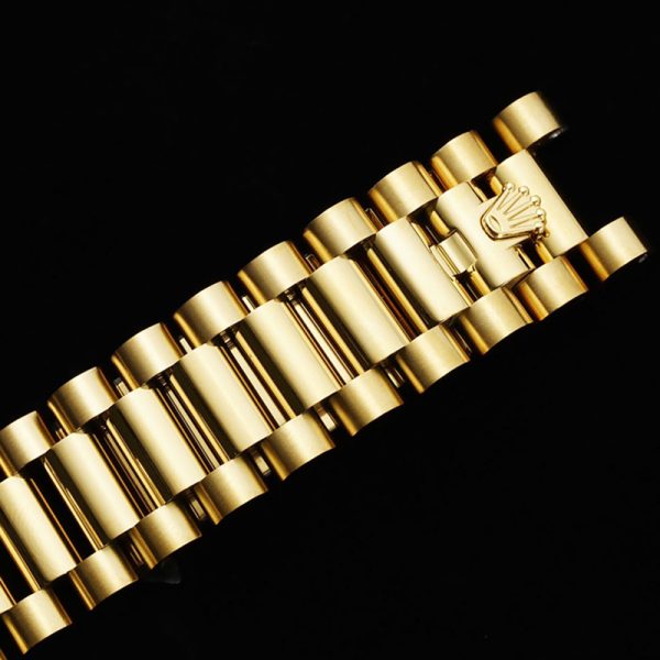 Rolex Day-Date Clone Pink Pearl Ring Diamond 36mm