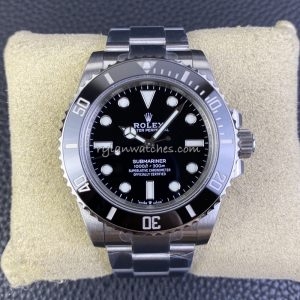 Rolex Submariner black bezel black dial 40mm clone steel watch