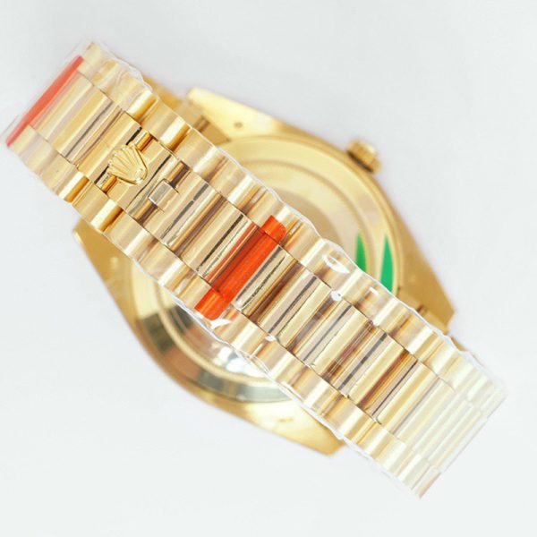 ROLEX JDay-Date 36MM Gold Double Calendar Stripe