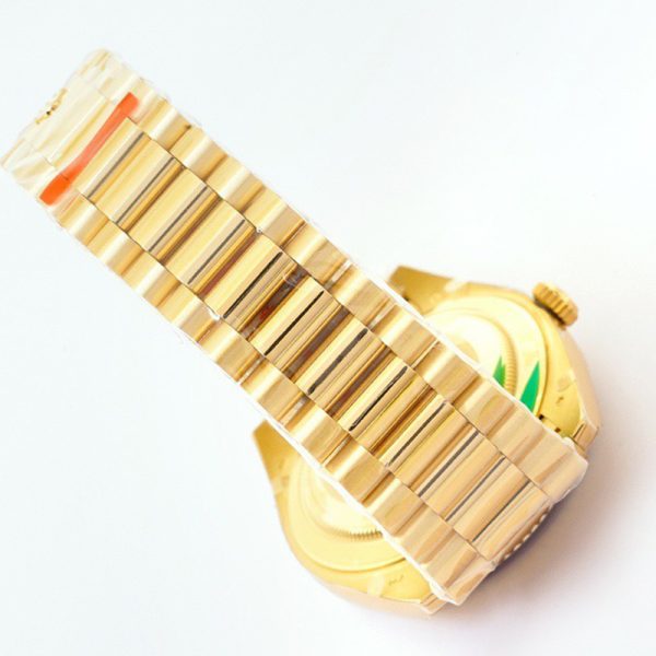 ROLEX JDay-Date 36MM Gold Double Calendar Stripe