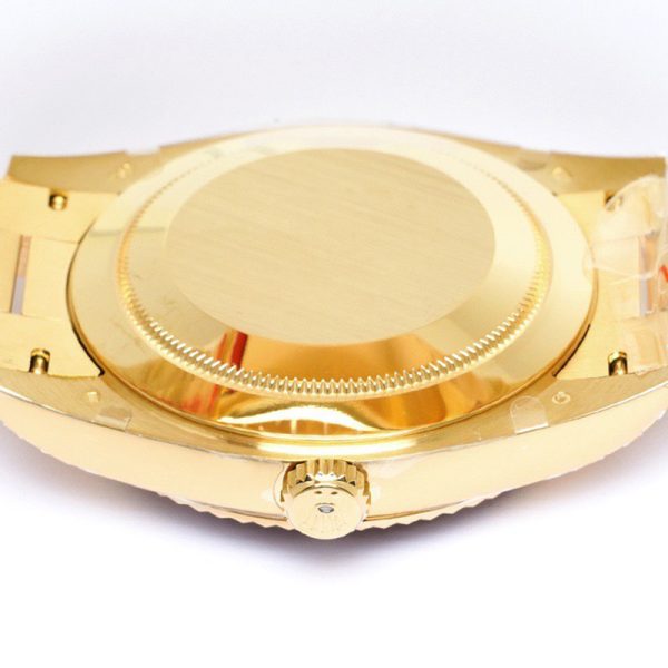 ROLEX JDay-Date 36MM Gold Double Calendar Stripe