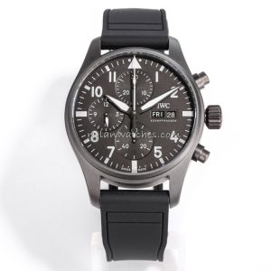 IWC Pilot Chronograph TOP GUN Clone All Black Watch
