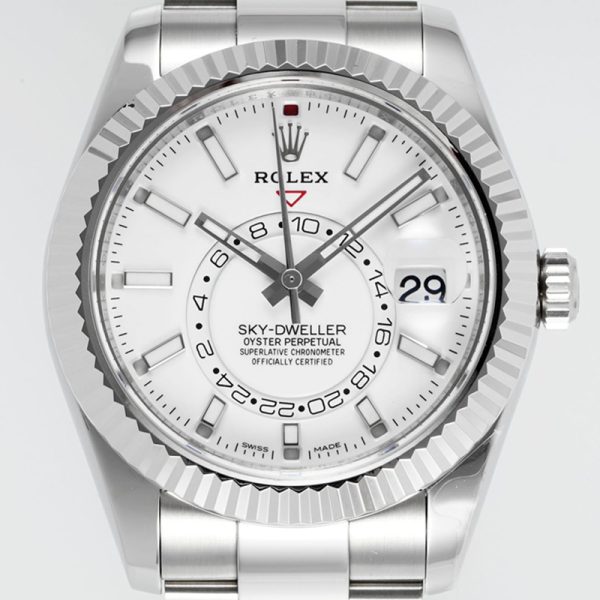 Rolex M326934 Sky-walker white plate steel case 42MM