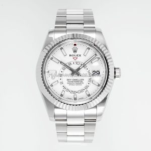 Rolex Sky-Dweller Stainless Steel White Dial Oyster Clone