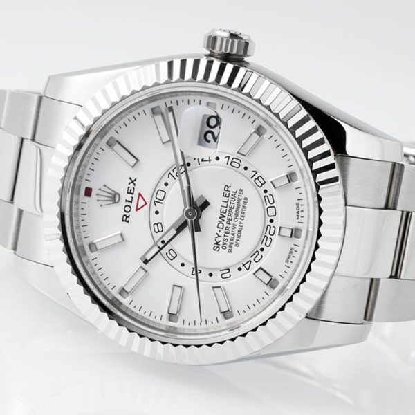 Rolex M326934 Sky-walker white plate steel case 42MM