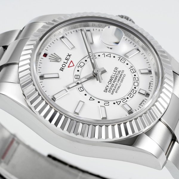 Rolex M326934 Sky-walker white plate steel case 42MM