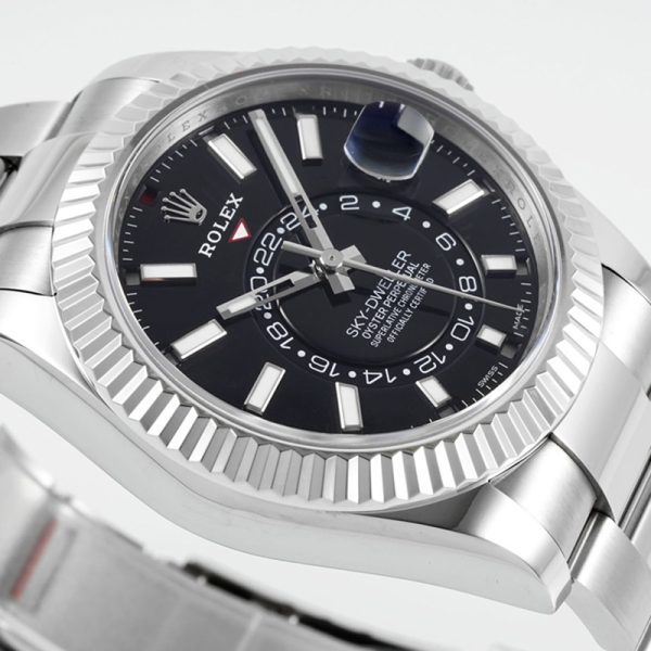 Rolex M326934 Sky-walker black plate steel case 42MM