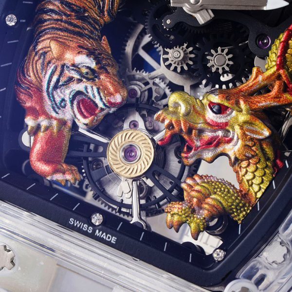Richard Mille RM-51 Crouching Tiger, Hidden Dragon Drill Ring Steel Shell