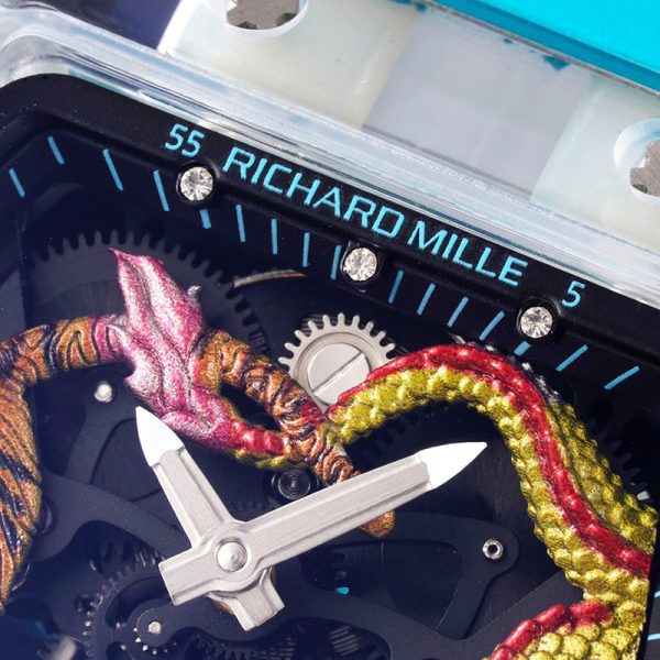 Richard Mille RM-51 Crouching Tiger, Hidden Dragon Diamond Circle Rose Gold Case