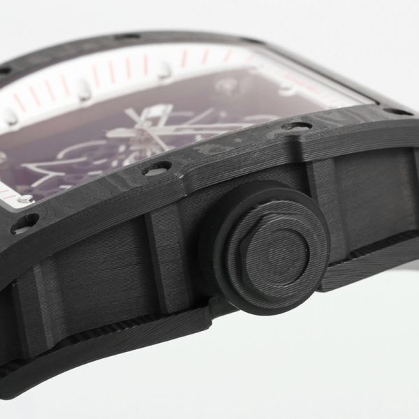 Richard Mille RM-55 red ring carbon fiber shell red tape