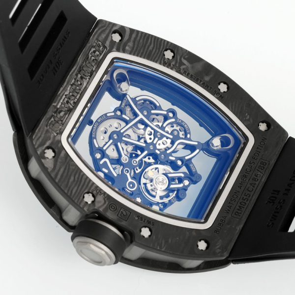 Richard Mille RM-55 Black Ring Carbon Fiber Shell Black Tape