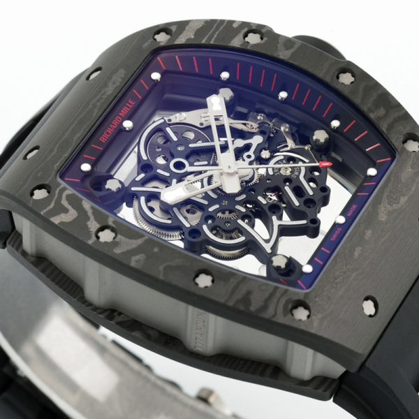 Richard Mille RM-55 Black Ring Carbon Fiber Shell Black Tape