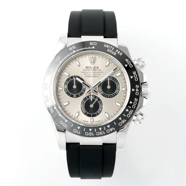 rolex daytona with rubber strap