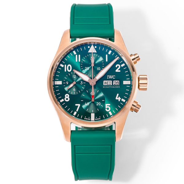 IWC Pilot's Watch Chronograph 43MM Green Dial Replica – Swiss Movement, 43MM Green Dial