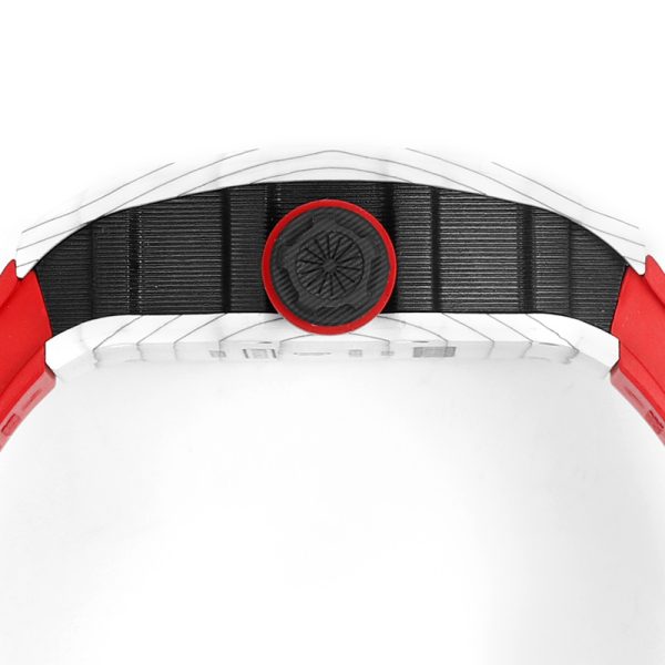 Richard Mille RM-27 black circle white TPT shell white tape