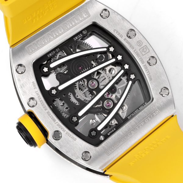 Richard Mille RM-59 Green Lizard (Carbon Fiber Shell Red Tape)
