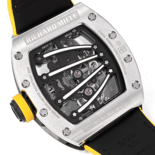 Richard Mille RM-59 Green Lizard (Carbon Fiber Shell Black Tape)