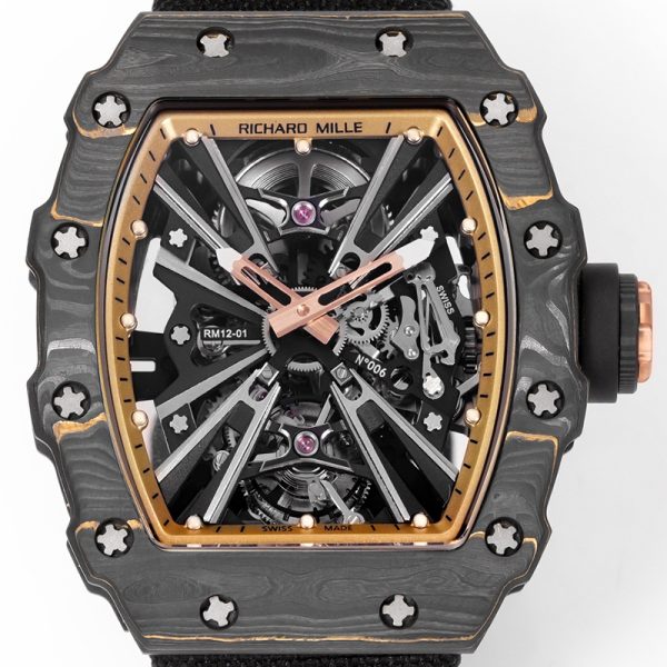Richard Mille RM-12 Black Circle Red TPT Shell Red Tape