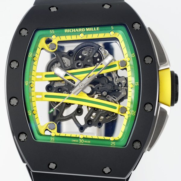 Richard Mille RM-61 Ultimate Runway (Green Circle Carbon Fiber Shell Black Tape)