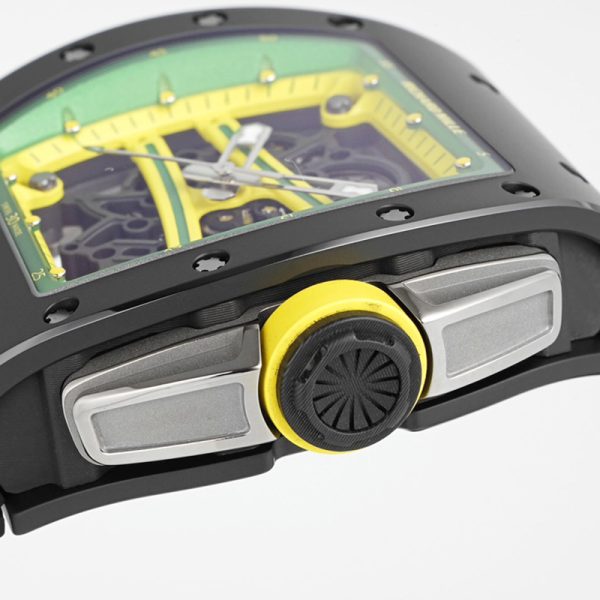 Richard Mille RM-61 Ultimate Runway (Green Circle Carbon Fiber Shell Black Tape)