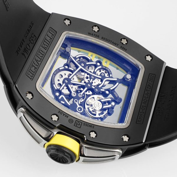 Richard Mille RM-61 Ultimate Runway (Green Circle Carbon Fiber Shell Black Tape)