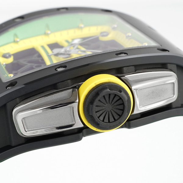 Richard Mille RM-61 Ultimate Runway (Green Circle Carbon Fiber Shell Yellow Tape)