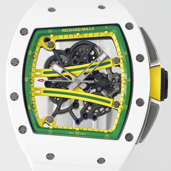 Richard Mille RM-61 Ultimate Runway (Green Circle Carbon Fiber Shell Green Braided Belt)